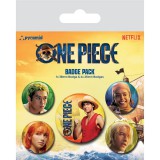 PYRAMID One Piece (Live Action) - Táska kitűző szett
