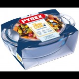 Pyrex, ovális, fedővel, 4,1 l, üveg (3426470269254)