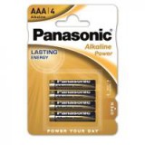 Panasonic Elem   Alkaline Power LR-03 1,5 V alkáli AAA (4db) (3121631)