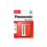 Panasonic Red Zinc lapos elem (cink-mangán, 4.5V)