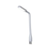 Paulmann 70885 asztali lámpa, USB csatlakozóba dugható lámpa, hajlítható, fehér, 6500K hidegfehér, beépített LED, 50 lm