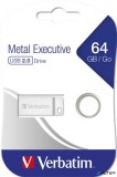 Pendrive, 64GB, USB 2.0, VERBATIM &#039;Executive Metal&#039;, ezüst