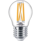 PHILIPS E27 kisgömb P45 LED fényforrás, 2200K-2700K szabályozható, 3,4 W, 8719514324411