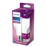 PHILIPS E27 normál izzó A67 LED fényforrás, 6500K hidegfehér, 13 W, 2000  lm, CRI 80, 8718699764555