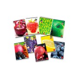 Pigna: gyümölcsmintás négyzetrácsos füzet - A5, többféle