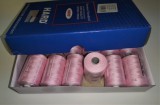 Poliészter cérna 40/2 1000 yard - világos rózsaszín -133
