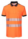 Portwest T180 - Jól láthatósági Vision pólóing - narancs/fekete