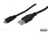 PremiumCord KU2M2F USB kábel 2 M USB 2.0 USB A Mini-USB B Fekete