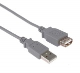 PremiumCord kupaa2 USB kábel 2 M USB 2.0 USB A Szürke