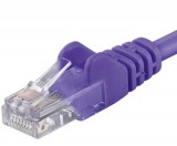 PremiumCord Patch 6 UTP 1m VL hálózati kábel Ibolya Cat6 U/UTP (UTP)