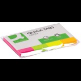 Q-CONNECT 20 x 50 mm, 4 x 50 jelölő, neon (KF01226)