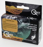 Q-Print (Quality Print) Canon CLI-521 BK CHIP fekete (BK-Black) kompatibilis (utángyártott) tintapatron