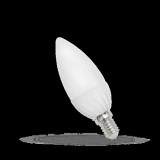 Q-TEC LED fényforrás E14 5W gyertya 2700K 450lm