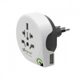 Q2 Power Utazóadapter "World to Italy USB"