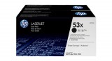 Q7553XD Lézertoner LaserJet P2014, P2015, M2727MFP nyomtatókhoz, HP fekete, 2*7k (eredeti)