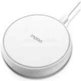 "QI" 2A fehér vezeték nélküli mobiltelefon töltő (RAPOO_187152)