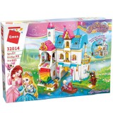 QMAN® 32014 - Leah hercegnő nagy tóparti szivárvány kastélya