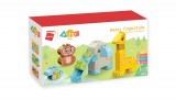 QMAN® 5002 | lego-duplo-kompatibilis építőjáték | 26 db nagy építőkocka | Állati paradicsom – kicsiknek