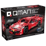 QMAN® 54007 - Lightning Flame piros versenyautó