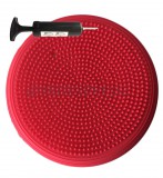 QMED Dinamikus hátizom erősítő ülőpárna, egyensúlyozó pilates korong PIROS 33 cm