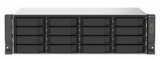QNAP TS-1673AU-RP-16G tárolószerver NAS Rack (3U) Ryzen Embedded V1500B 16 GB DDR4 QNAP QTS Fekete, Szürke