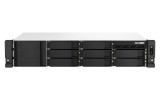 QNAP TS-873AEU-4G tárolószerver NAS Rack (2U) Ryzen Embedded V1500B 4 GB DDR4 QuTS hero Fekete