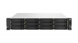 QNAP TS-h1887XU-RP - NAS - Rack (2U) - Intel Xeon E - E-2334 - Black - White