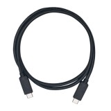 QNAP USB3.1 GEN2 10G 1.0M TYPE-C TO TYPE-C CABLE USB 3.2 Gen 2 (3.1 Gen 2) 1 M USB C Fekete USB kábel
