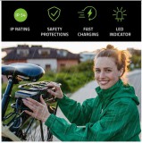 Qoltec 50334 Elektromos kerékpár töltő - 2000mAh - 8.0x8.0 (50334)