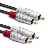 Qoltec 52338 2x RCA apa - 2x RCA apa Kábel (3m) (52338)