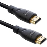 Qoltec HDMI to HDMI v2.1 Ultra High Speed 8K/60Hz Gold Cable 5m Black 50353