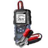 Qoltec LCD digitális akkumulátor-tesztelő | 12 V | 24 V | 3 Ah–250 Ah