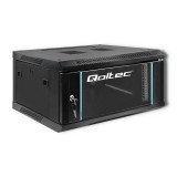 Qoltec Quoltec 19" Fali rack szekrény 4U 600x280mm - Fekete (54461)