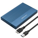 Qoltec Quoltec 52276 2,5" USB 3.0 Külső HDD/SSD ház - Kék (52276)