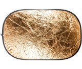 Quadralite collaps. reflector silver/gold 120x180