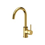 Quadron Naomi íves csaptelep PVD nano gold 1332