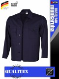 Qualitex BASIC 240 NAVY 100% pamut munkakabát - munkaruha