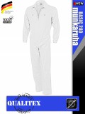 Qualitex BASIC 240 WHITE 100% pamut kezeslábas overál - munkaruha