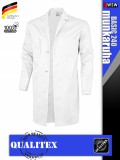 Qualitex BASIC 240 WHITE 100% pamut köpeny - munkaruha