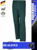 Qualitex CLASSIC 270 GREEN pamut deréknadrág - munkaruha