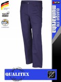Qualitex CLASSIC 270 NAVY pamut deréknadrág - munkaruha