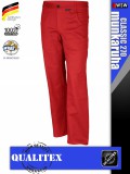 Qualitex CLASSIC 270 RED pamut deréknadrág - munkaruha