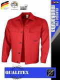 Qualitex CLASSIC 270 RED pamut munkakabát - munkaruha