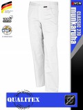 Qualitex CLASSIC 270 WHITE pamut deréknadrág - munkaruha