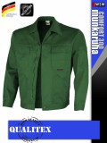 Qualitex COMFORT 300 GREEN prémium kevertszálas munkakabát - munkaruha