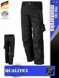Qualitex PRO 245 BLACKBLACK prémium technikai deréknadrág - munkaruha