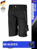 Qualitex PRO 245 BLACKBLACK prémium technikai rövidnadrág - munkaruha