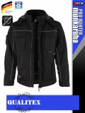 Qualitex PRO 245 BLACKBLACK prémium téli bélelt technikai télikabát - munkaruha