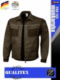 Qualitex PRO 245 BROWNBLACK prémium technikai kabát - munkaruha