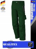 Qualitex PRO 245 GREENBLACK prémium technikai deréknadrág - munkaruha